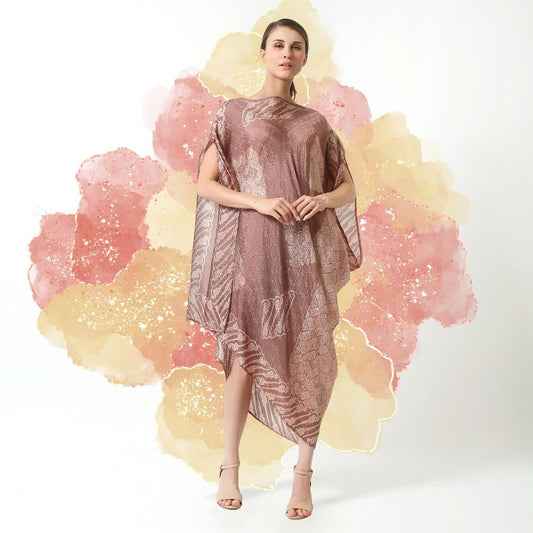 Heritage Silky Parang Dress – Sustainable 100% Wood-Pulp Silk