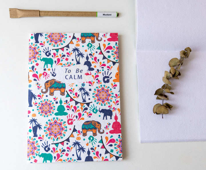 Purple & Pure Buddha Notebook Set | Purchase at The Green Collective
