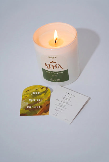 Purple & Pure Solace collection - Scented Soy Candle