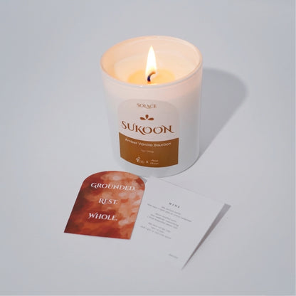 Purple & Pure Solace collection - Scented Soy Candle