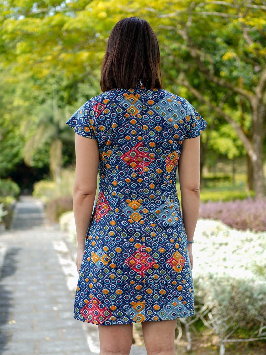 Jade Blue Women's Cheongsam Dress