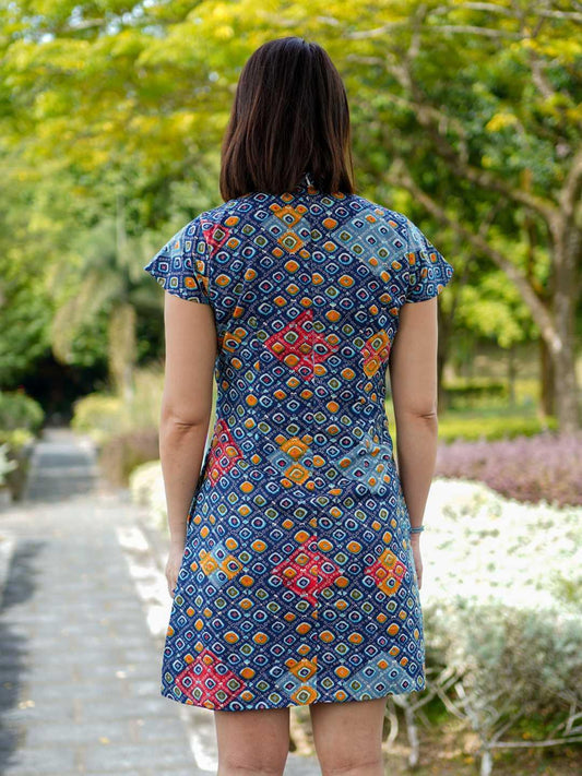 Jade Blue Women's Cheongsam Dress