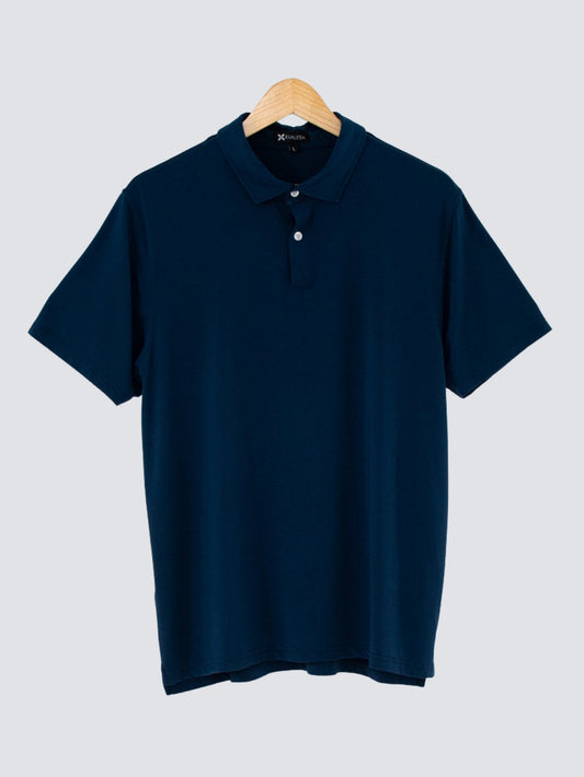Kualesa Bamboo Solid Polo Shirt – Regular Fit (Riau Blue)
