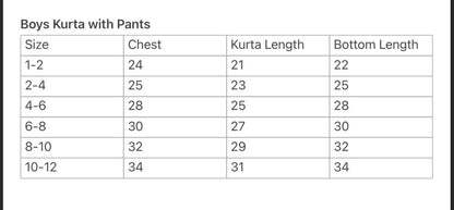 Tara Boys Kurta Pajama Jacket