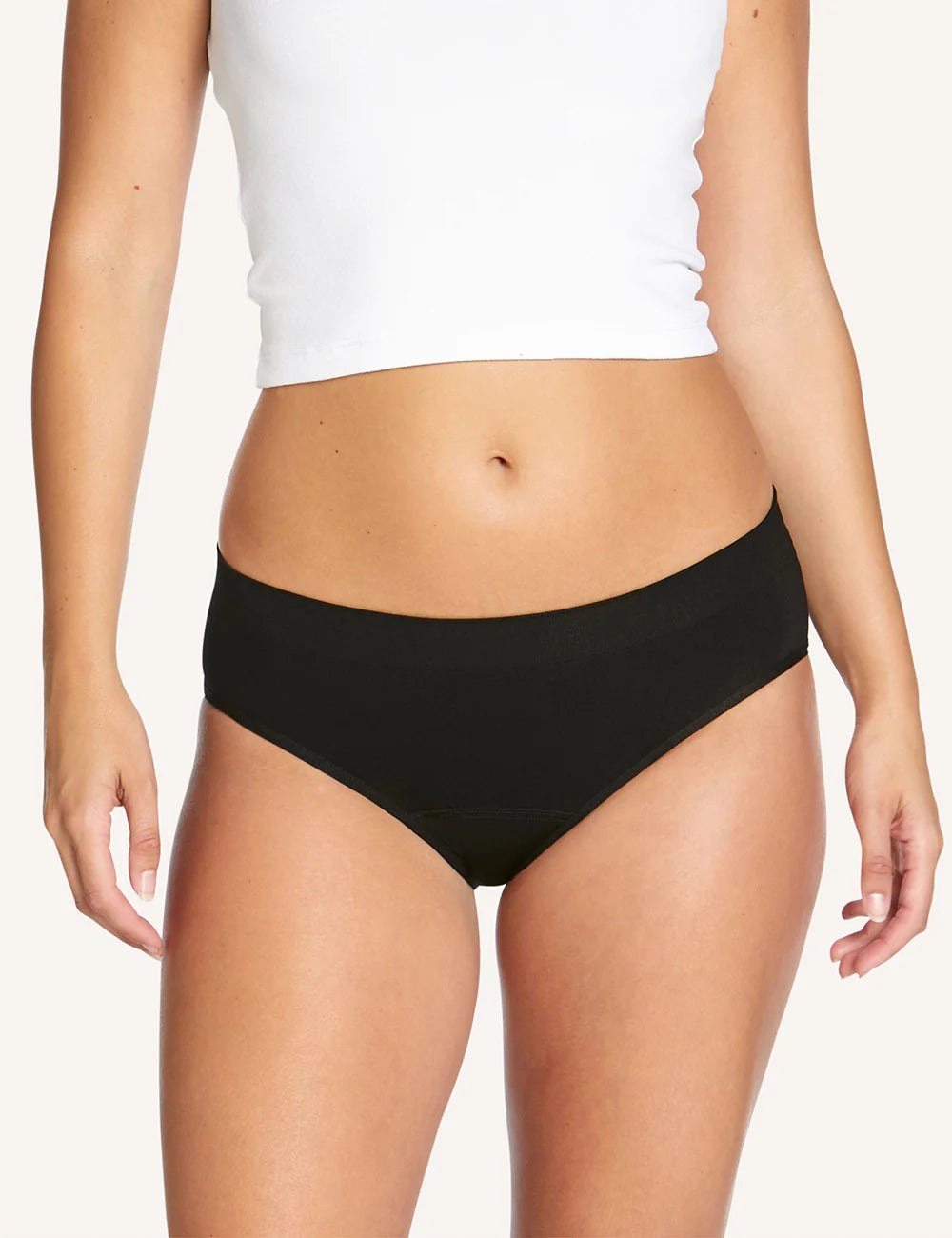 Love Luna Seamfree Period Bikini Briefs - Black