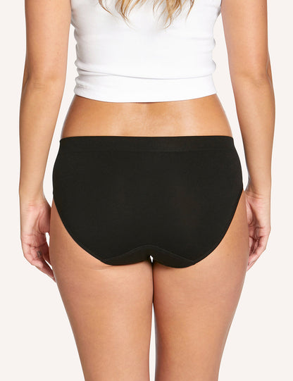 Love Luna Seamfree Period Bikini Briefs - Black