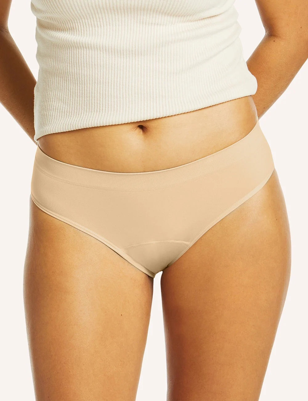 Love Luna Seamfree Period Bikini Brief - Nude