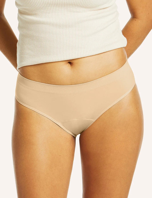 Love Luna Seamfree Period Bikini Brief - Nude