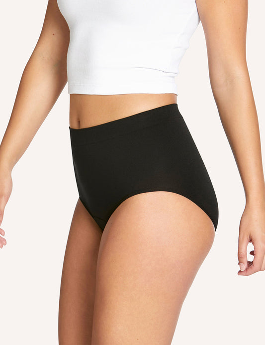 Love Luna Seamfree Period Full Brief - Black