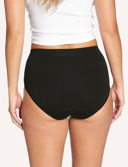Love Luna Seamfree Period Full Brief - Black