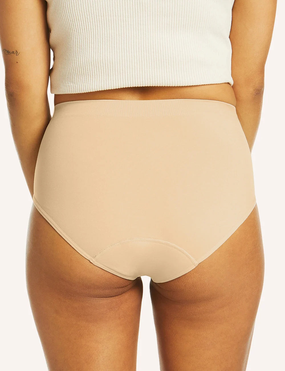 Love Luna Seamfree Period Full Brief - Nude
