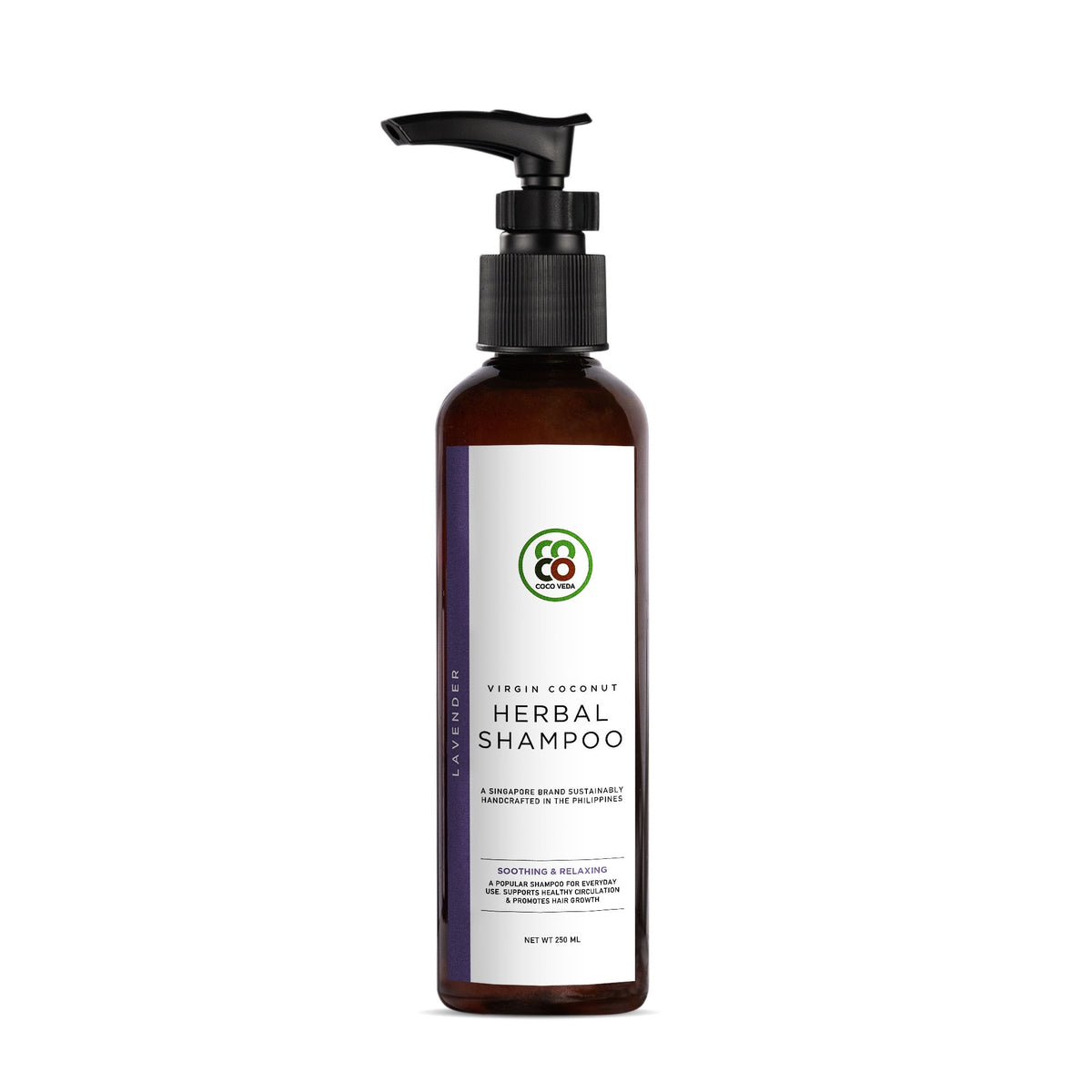 Coco Veda Lavender Herbal Shampoo | Haircare | The Green Collective SG