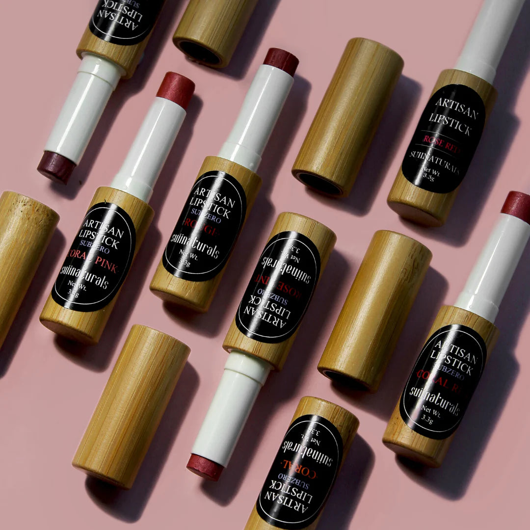 Zeromultiple Coral Lipstick | Buy at The Green Collective