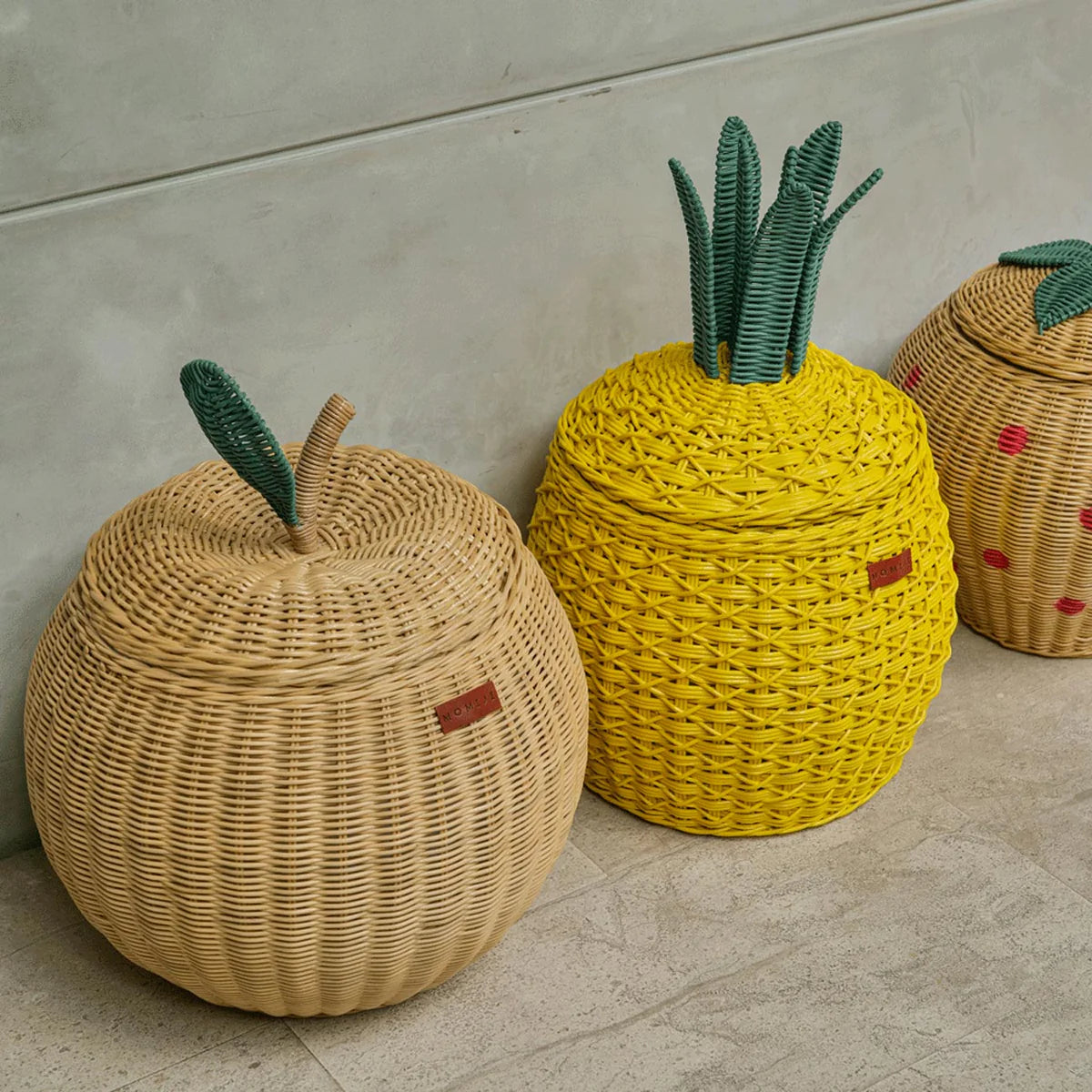 Momiji Apple Storage Basket - Medium Natural