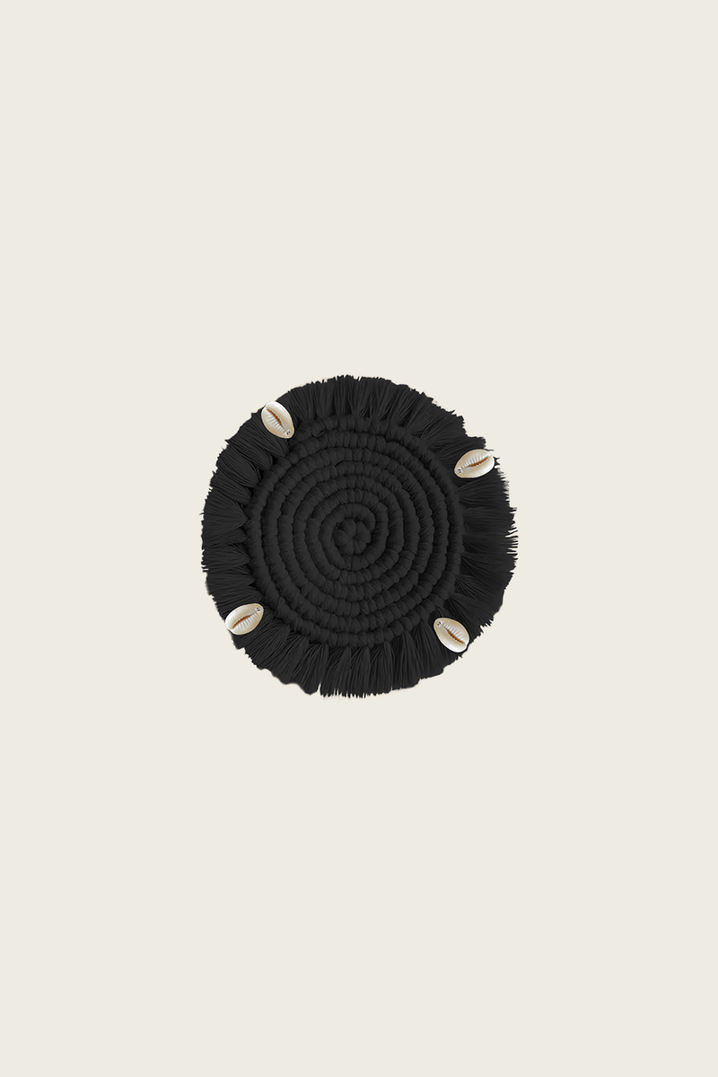 Macrame Beaded Coaster by Meja