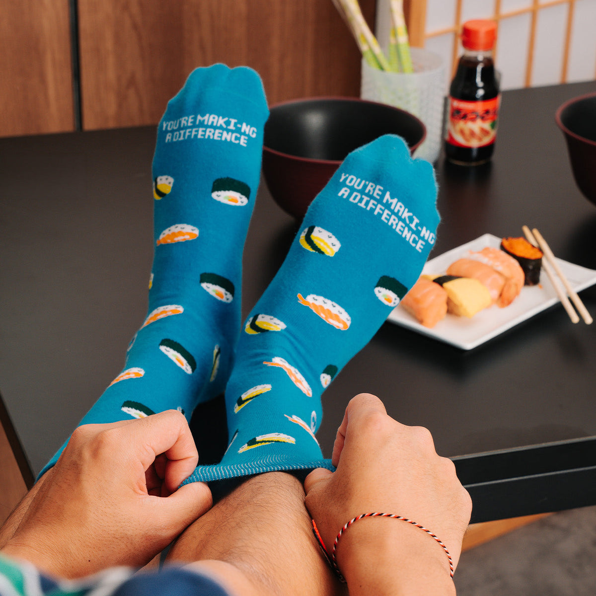Talking Toes Maki Mission Crew Socks