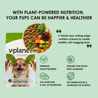 V-Planet Mini Bites (V-Dog) - Premium Vegan Dog Food