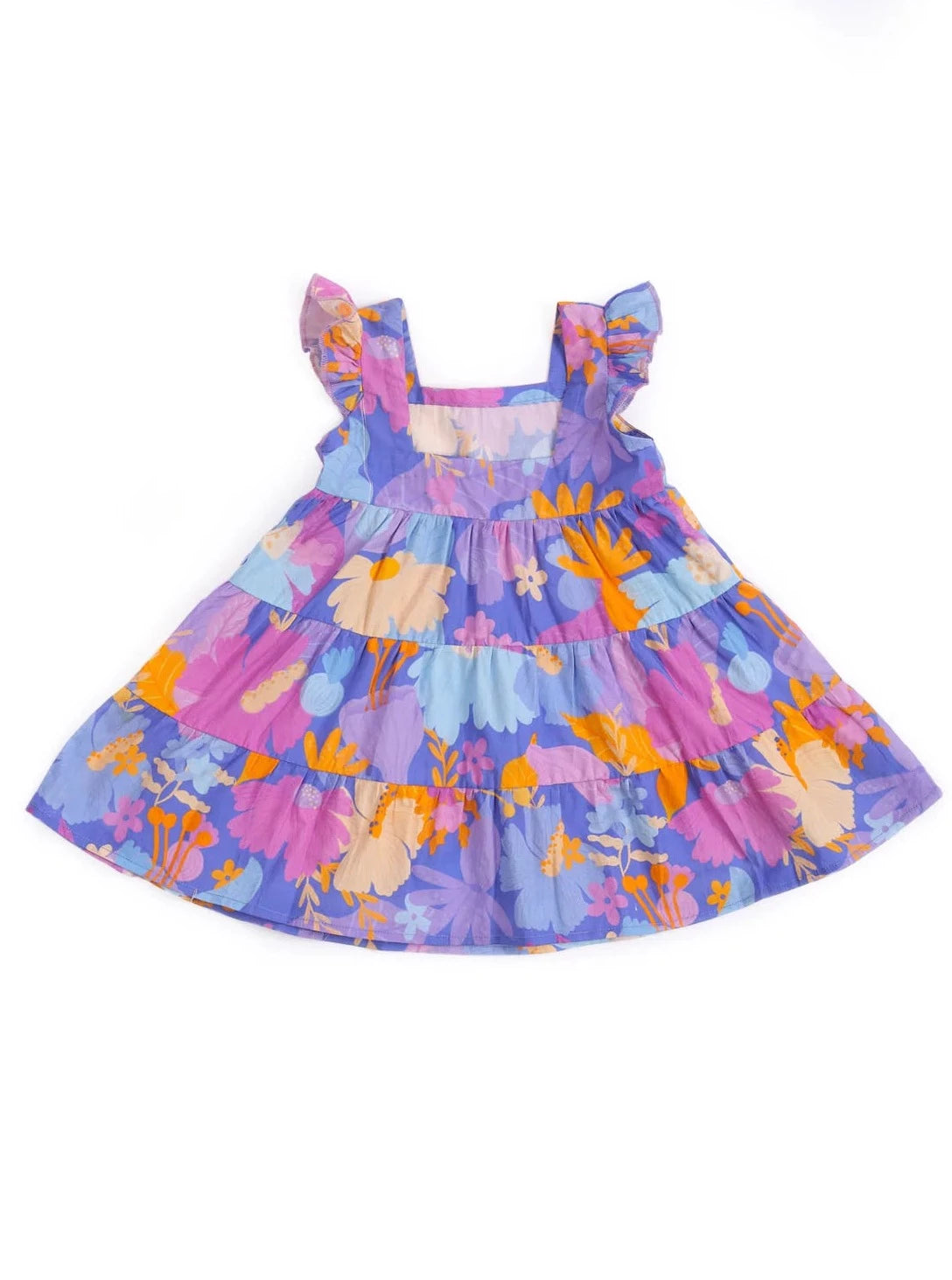 MIKO LOLO Daffy Tiered Frock in Organic Cotton