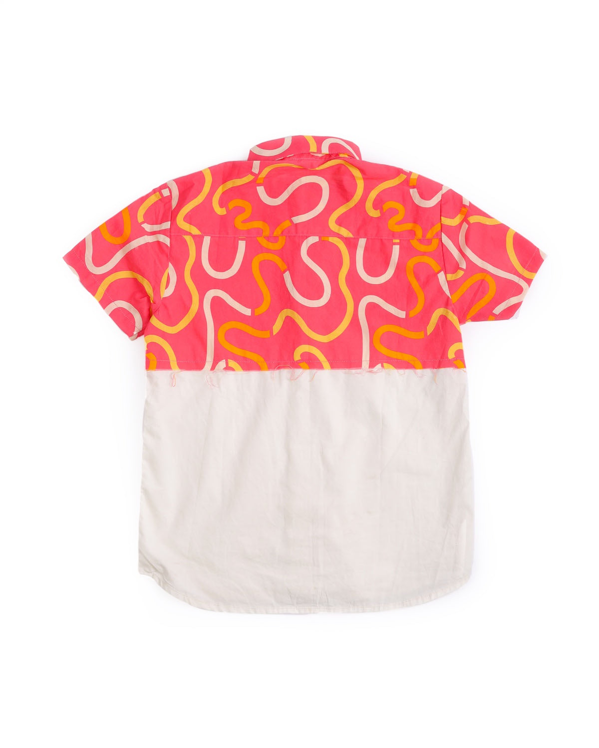MIKO LOLO Swiggly Half and Half Shirt in Organic Cotton | kids Fashion | The Green Collective SG