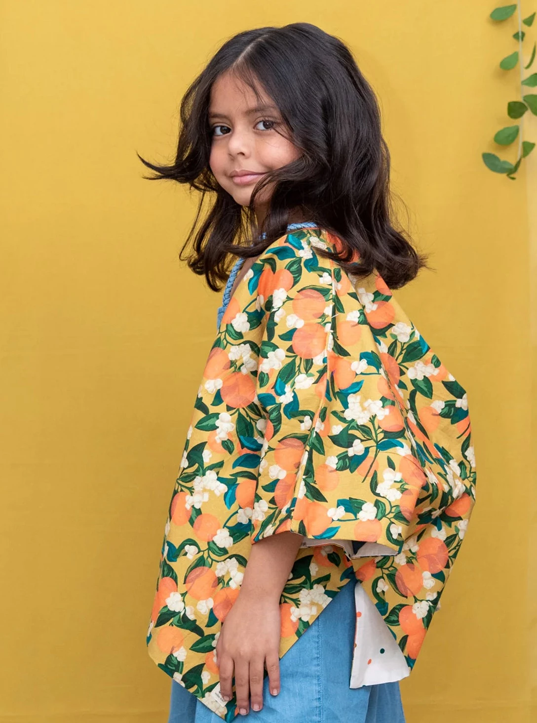 MIKO LOLO Funfetti Throw Jacket in Organic Cotton (Reversible) | kids Fashion | The Green Collective SG