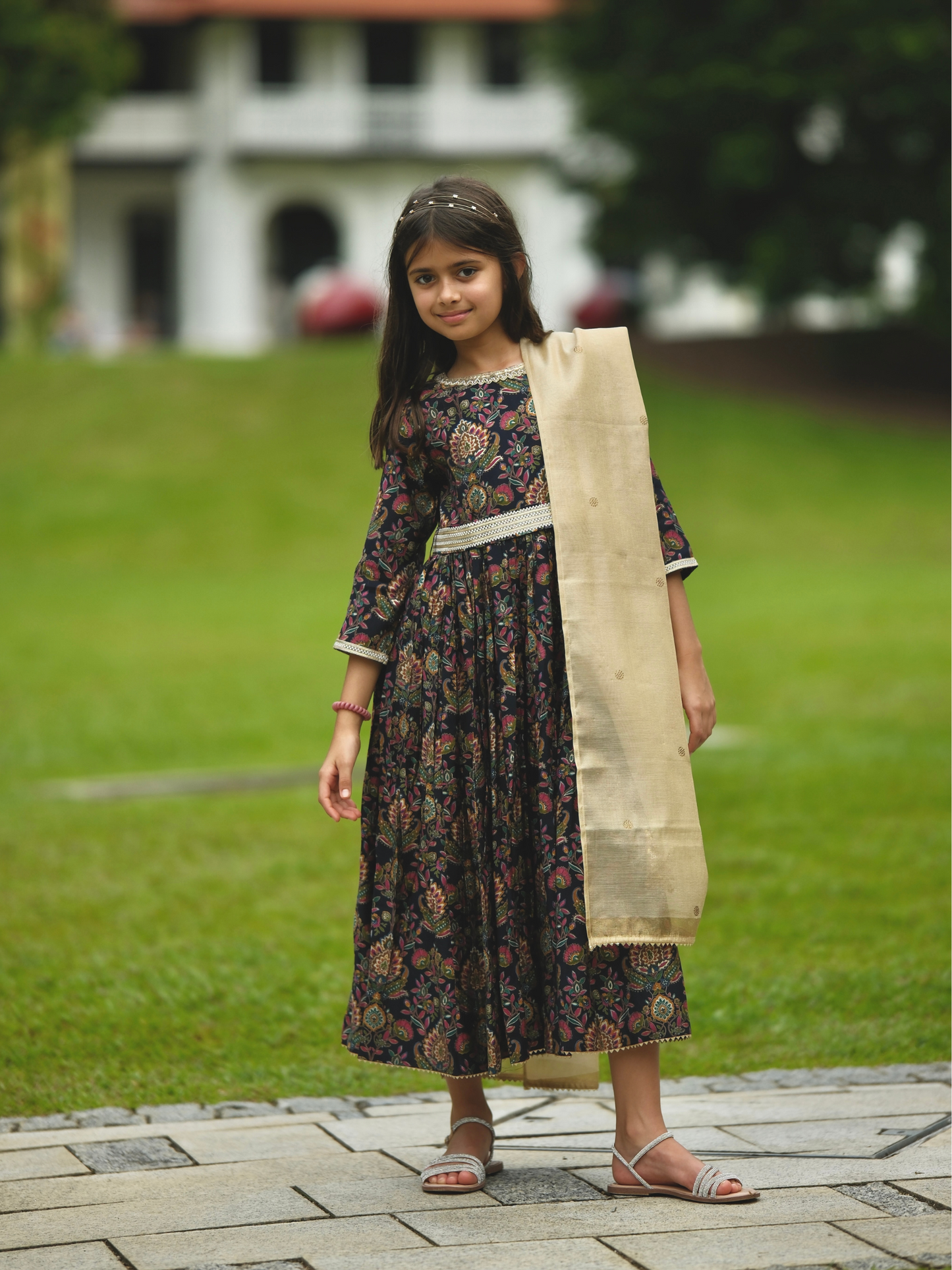 Nama Girls Anarkali Gown Dress