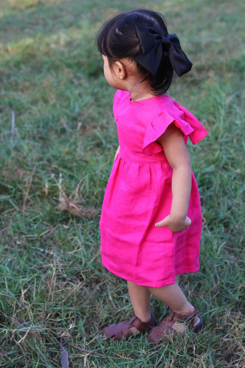 The Purestitch Laid-back linen dress