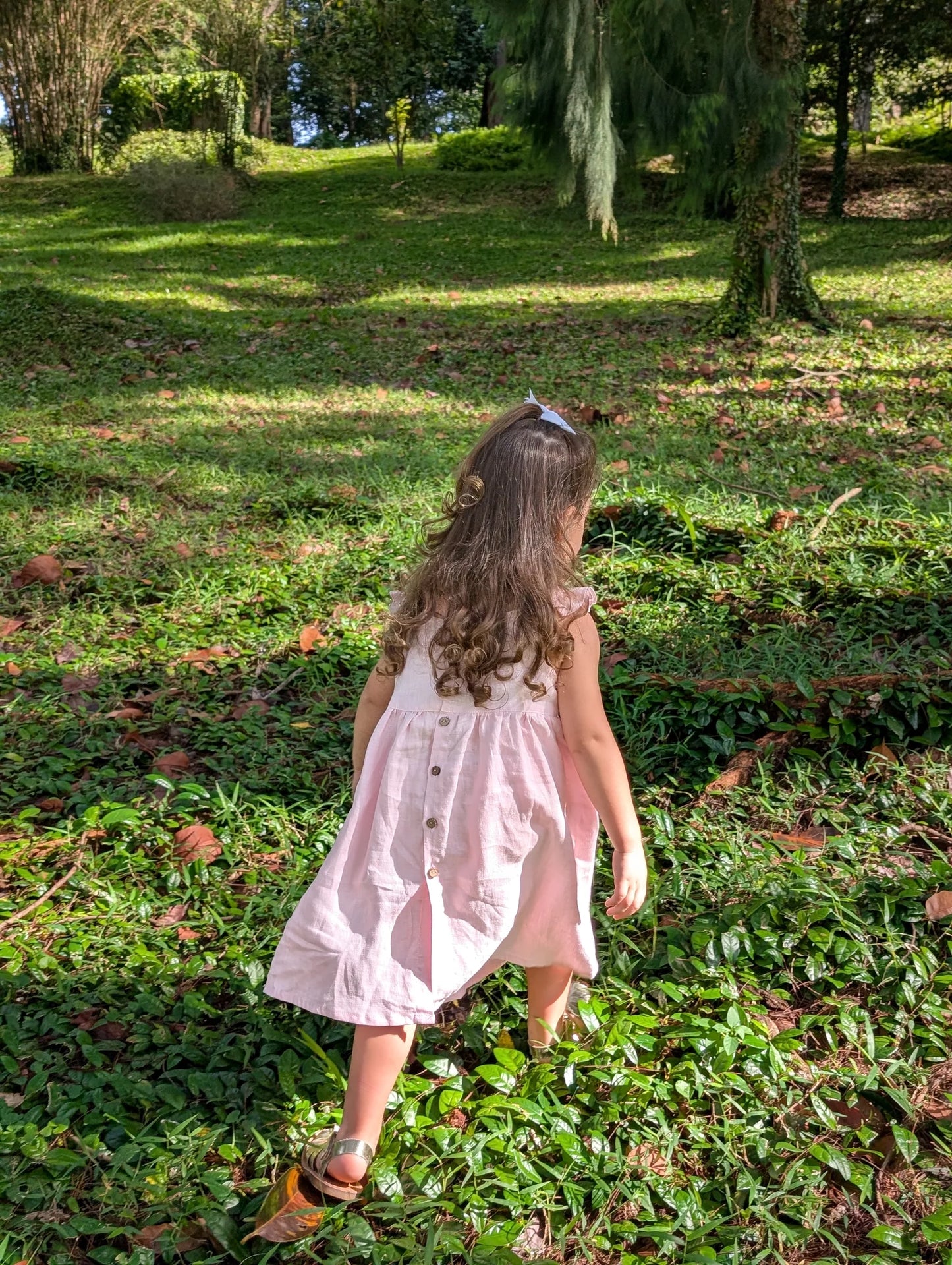 The Purestitch Dewy Pink Drop Dress