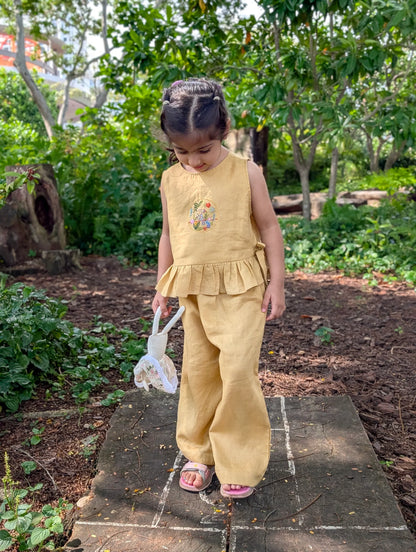 The Purestitch Parakeet's Song - Sleeveless Top with Full Length Pants