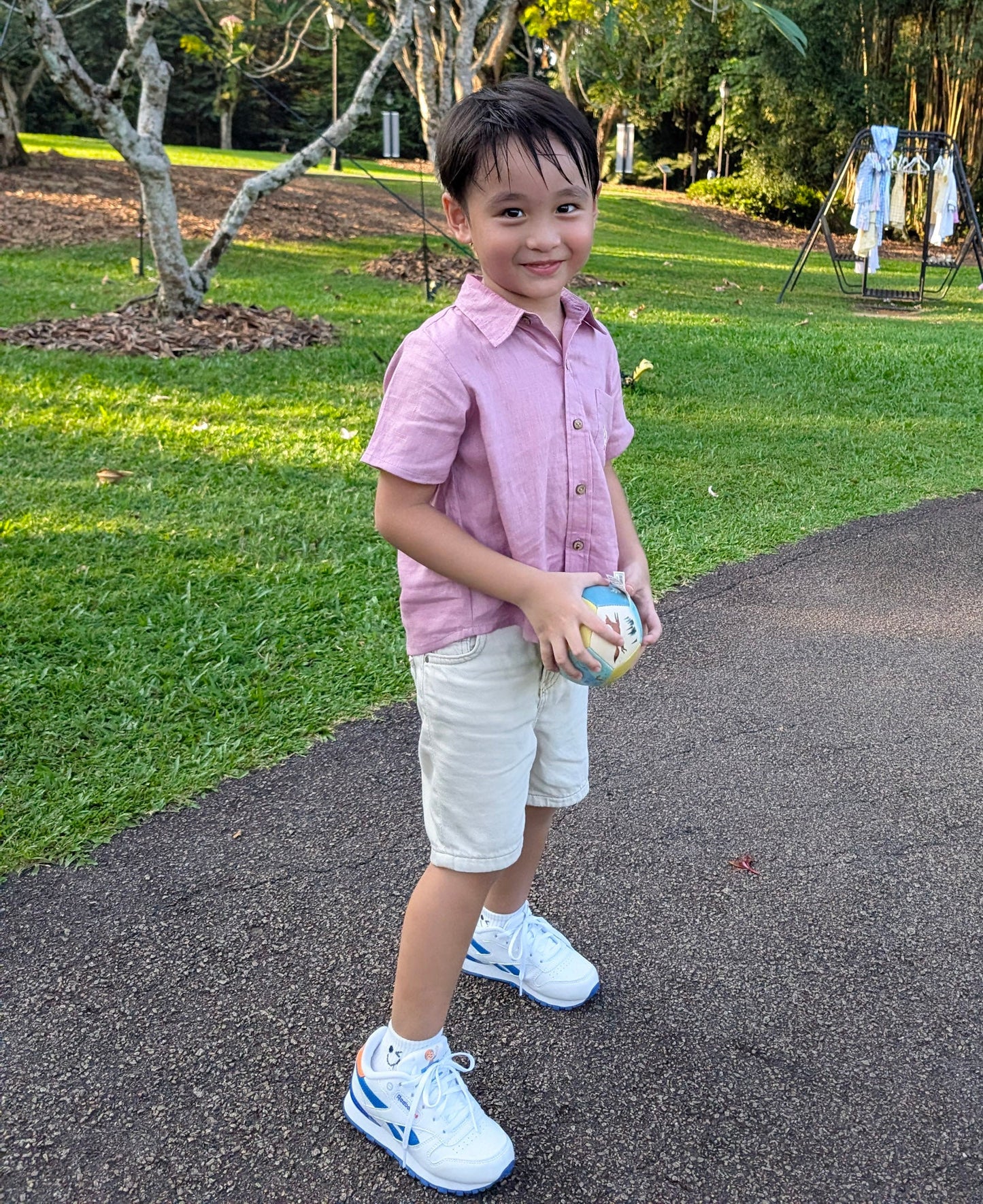 The Purestitch Explorer lavender 100% Pure Linen Shirt