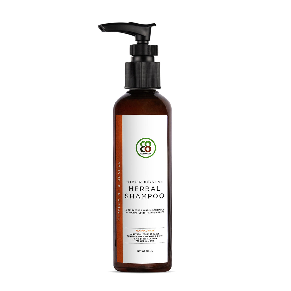 Coco Veda Peppermint and Orange Herbal Shampoo | Haircare | The Green Collective SG