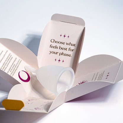 Perfectfit Menstrual Cup – Clear White