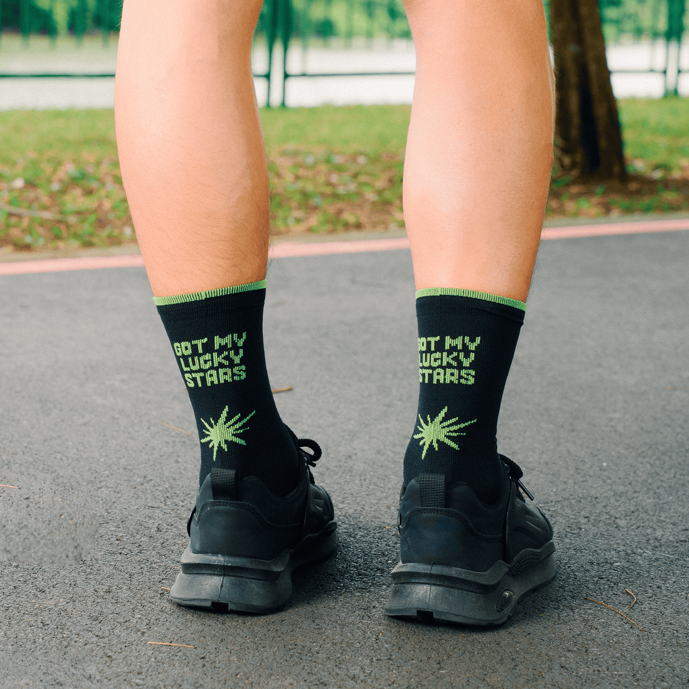 Talking Toes Lucky Star Performance Socks
