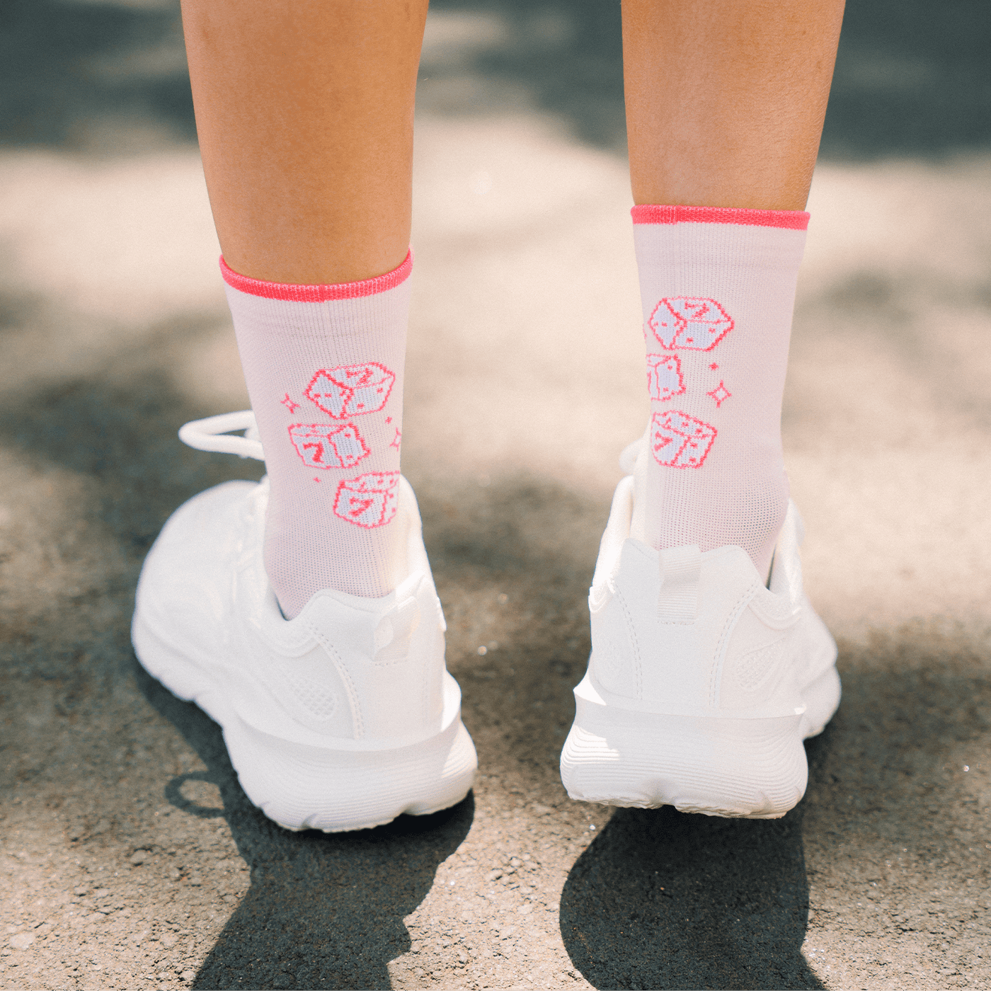 Talking Toes Seven Dice Performance Socks
