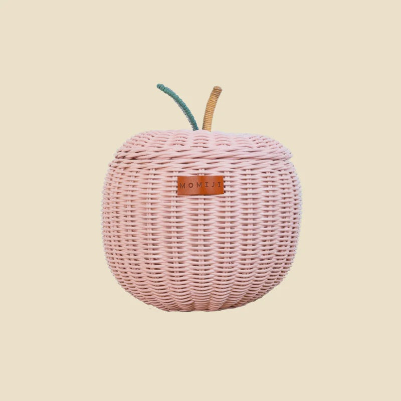 Momiji Apple Storage Basket - Small Pink