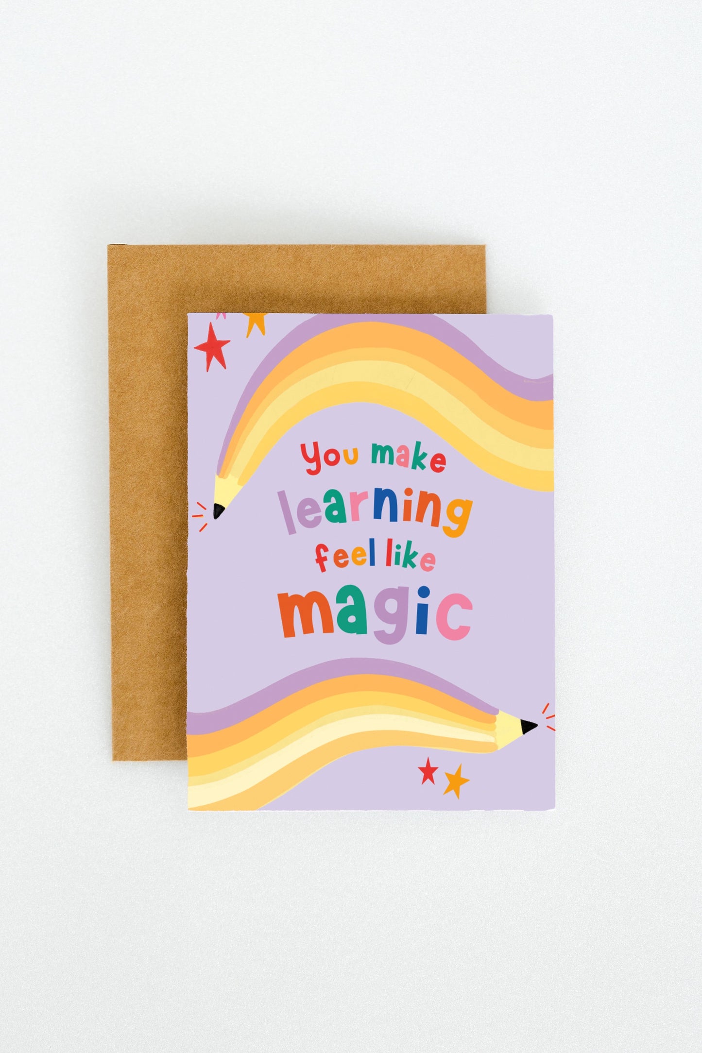 Teachers Day Plantable Greeting Cards - You make learning feel like magic