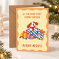 Purple & Pure Plantable Christmas Greeting Card