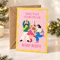 Purple & Pure Plantable Christmas Greeting Card