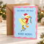 Purple & Pure Plantable Christmas Greeting Card