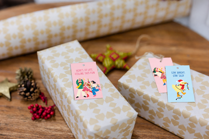 Purple & Pure Plantable Seed Christmas Gift Tags – Set of 10 (Joy to the World))