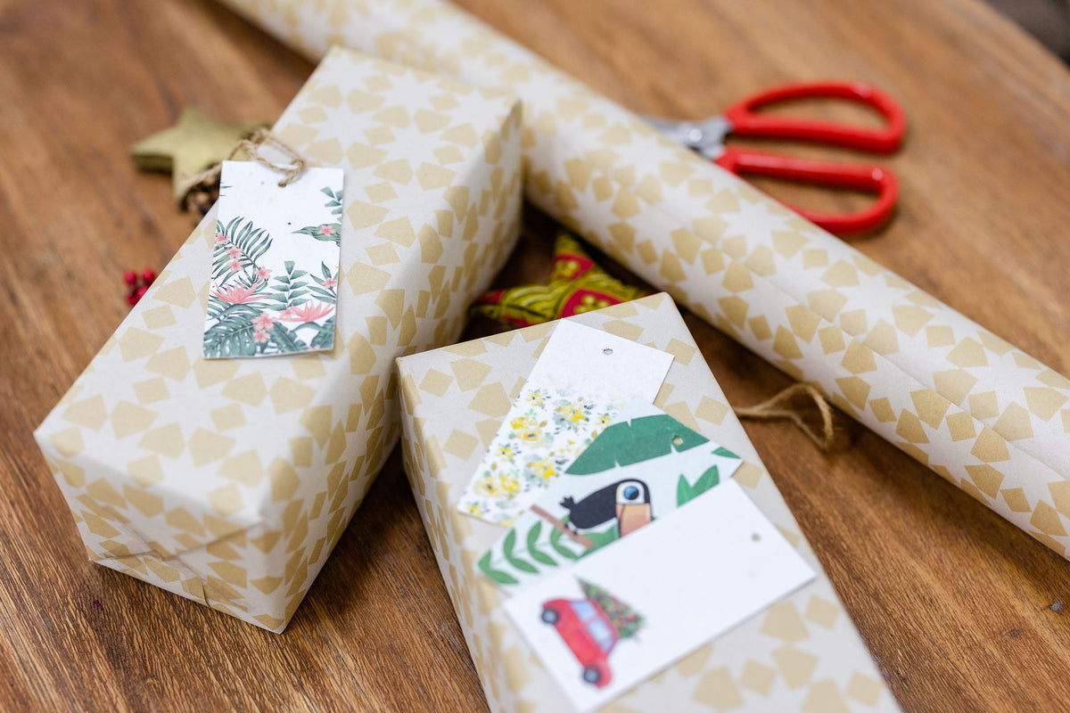 Purple & Pure Eco-Friendly & Plantable Seed Gift Tags - Set of 10
