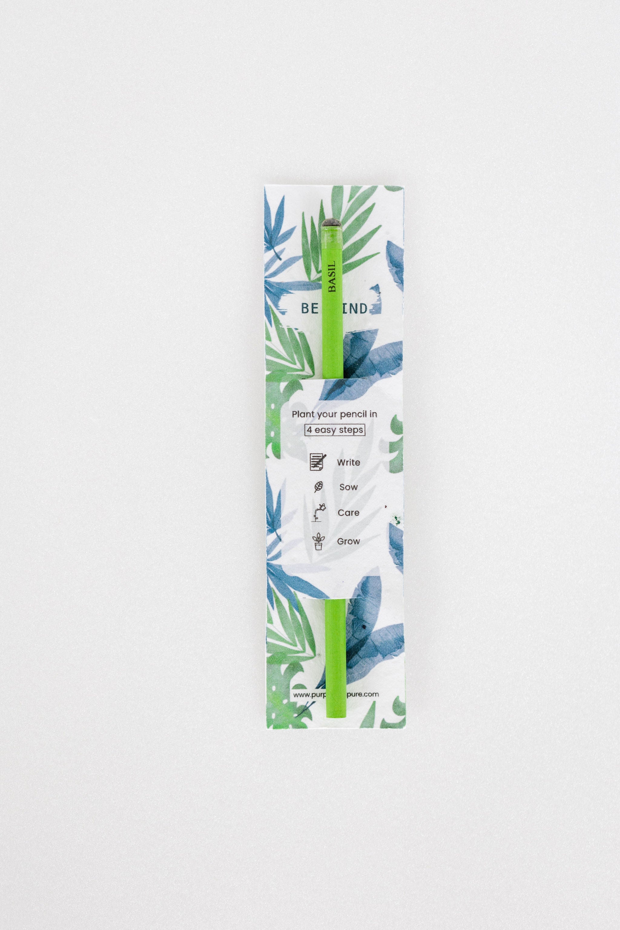 Purple & Pure Tropical Plantable Notebook and Seed Pencil  Set
