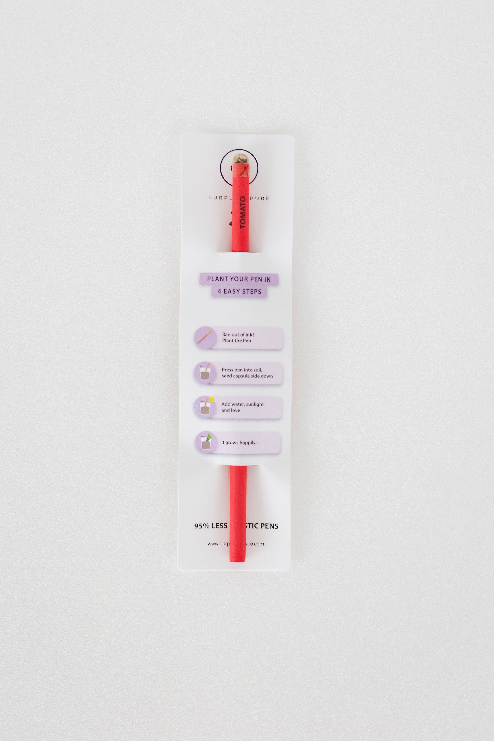 Purple & Pure EcoGrow Seed Pencil with Herbs and Flowers | Other Accessories | The Green Collective SG