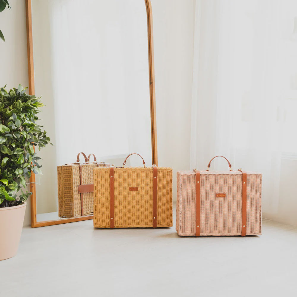 Momiji Jasmine Rattan Suitcase
