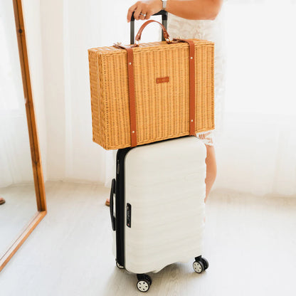 Momiji Jasmine Rattan Suitcase