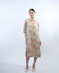 You Living Red Geometric Cheongsam Dress (Free Size)
