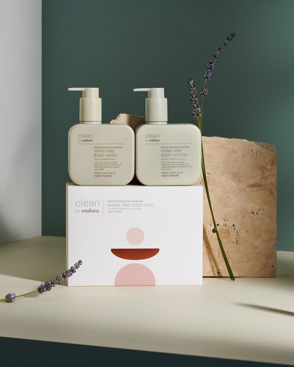 Rose & Tasmanian Lavender by Endota | Available at The Green Collective