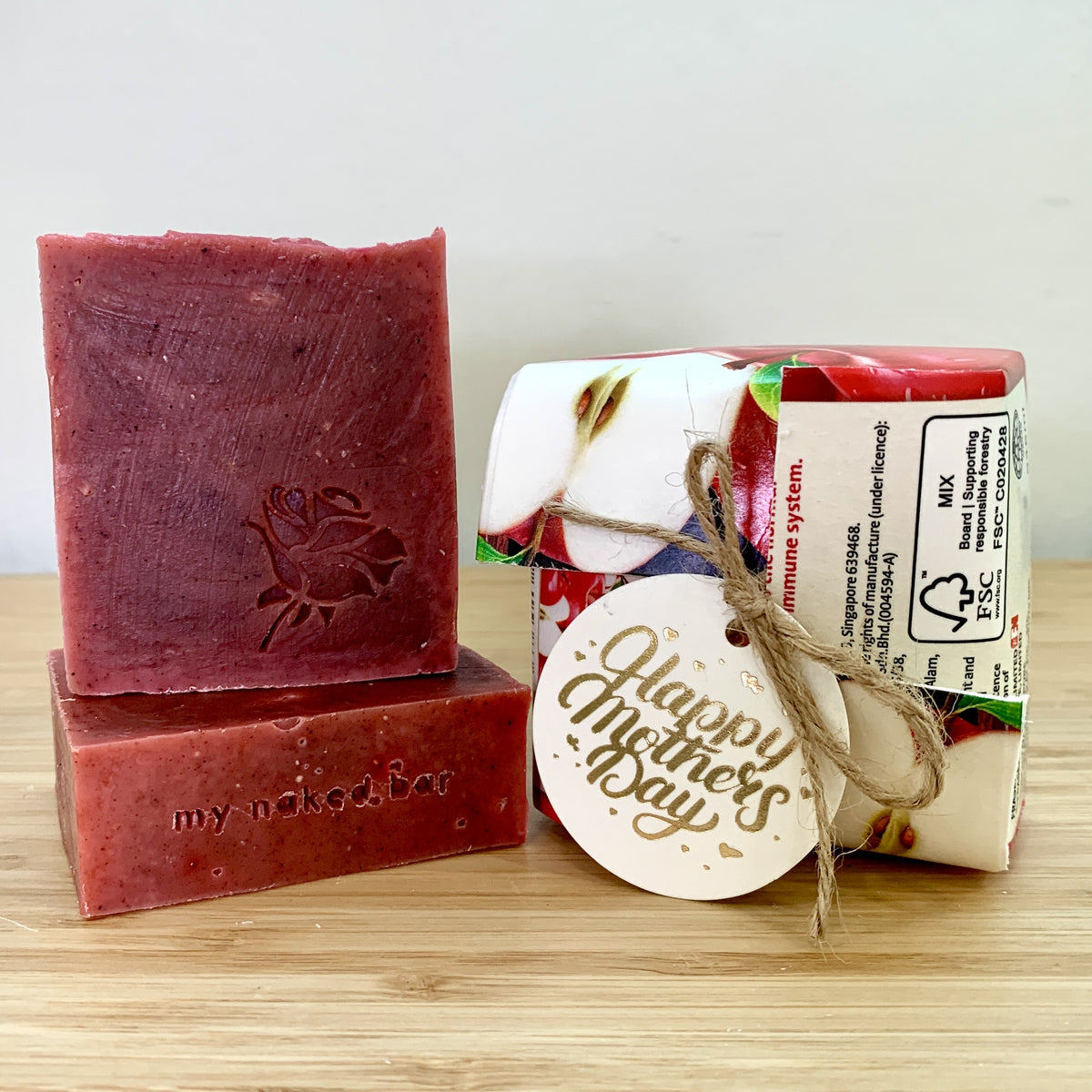 My Naked Bar Rosehip Rhubarb