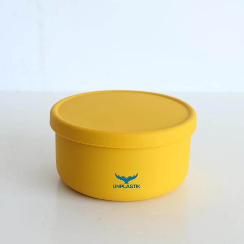 Medium Round Lunch Box (700ml) - Yellow