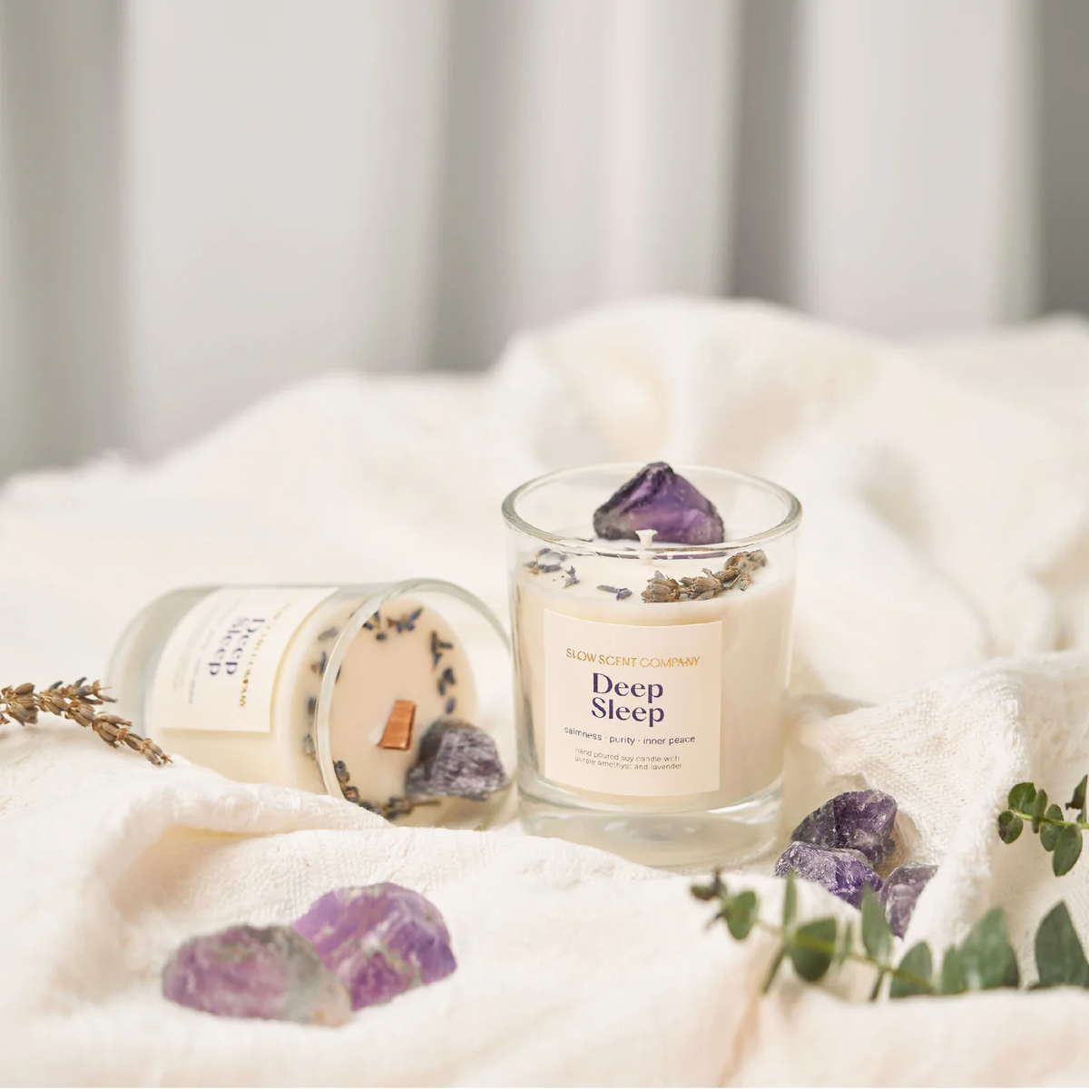 Slow Scent Deep Sleep Crystal Soy Candle