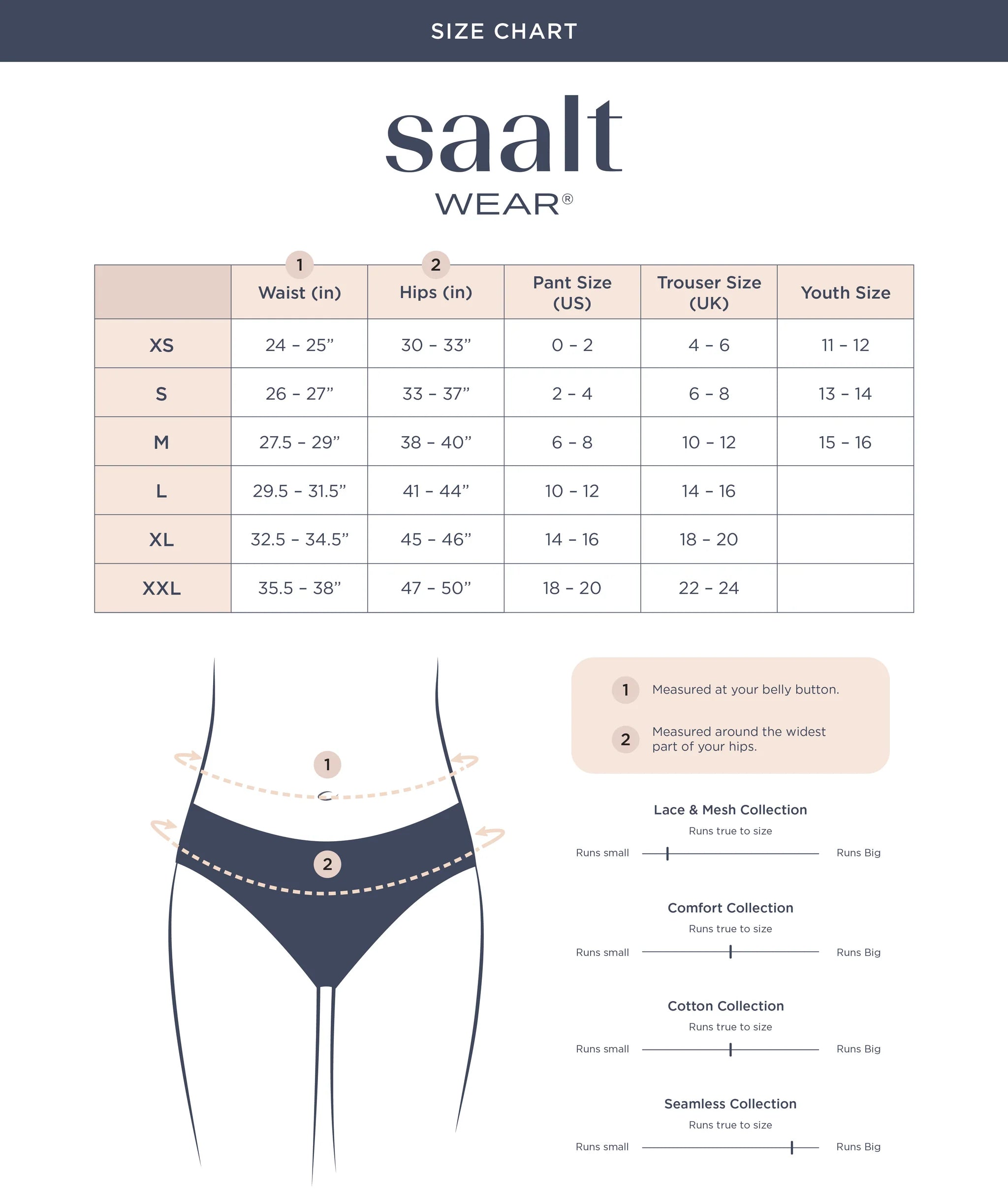 SaaltWear Cotton Brief Black | period underwear | The Green Collective SG
